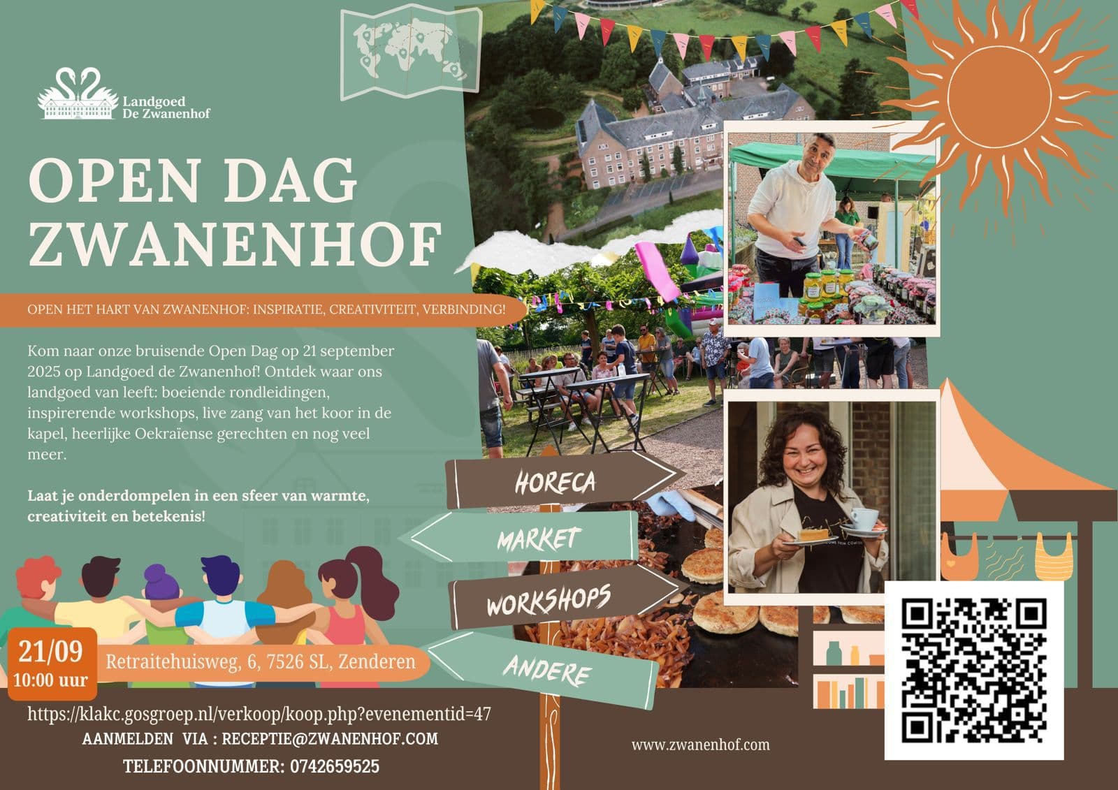 Open dag poster zwanenhof